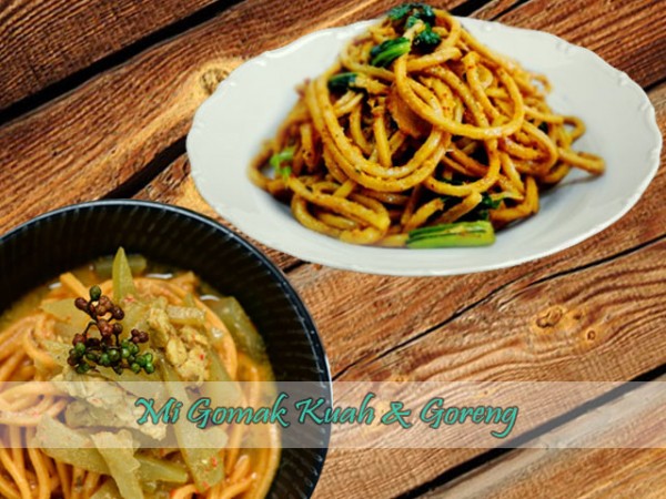 Mie Gomak Goreng dan Kuah