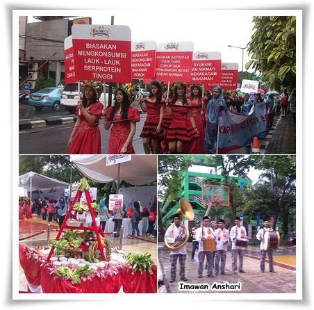 Fun Walk dengan tumpeng gizi