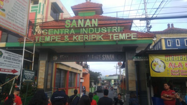 Sanan, Kawasan tempat industri pembuatan tempe dan keripik tempe Malang