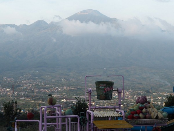 Pemandangan dari Kusuma Agro Wisata