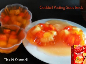 Cocktail Puding Saus Jeruk 